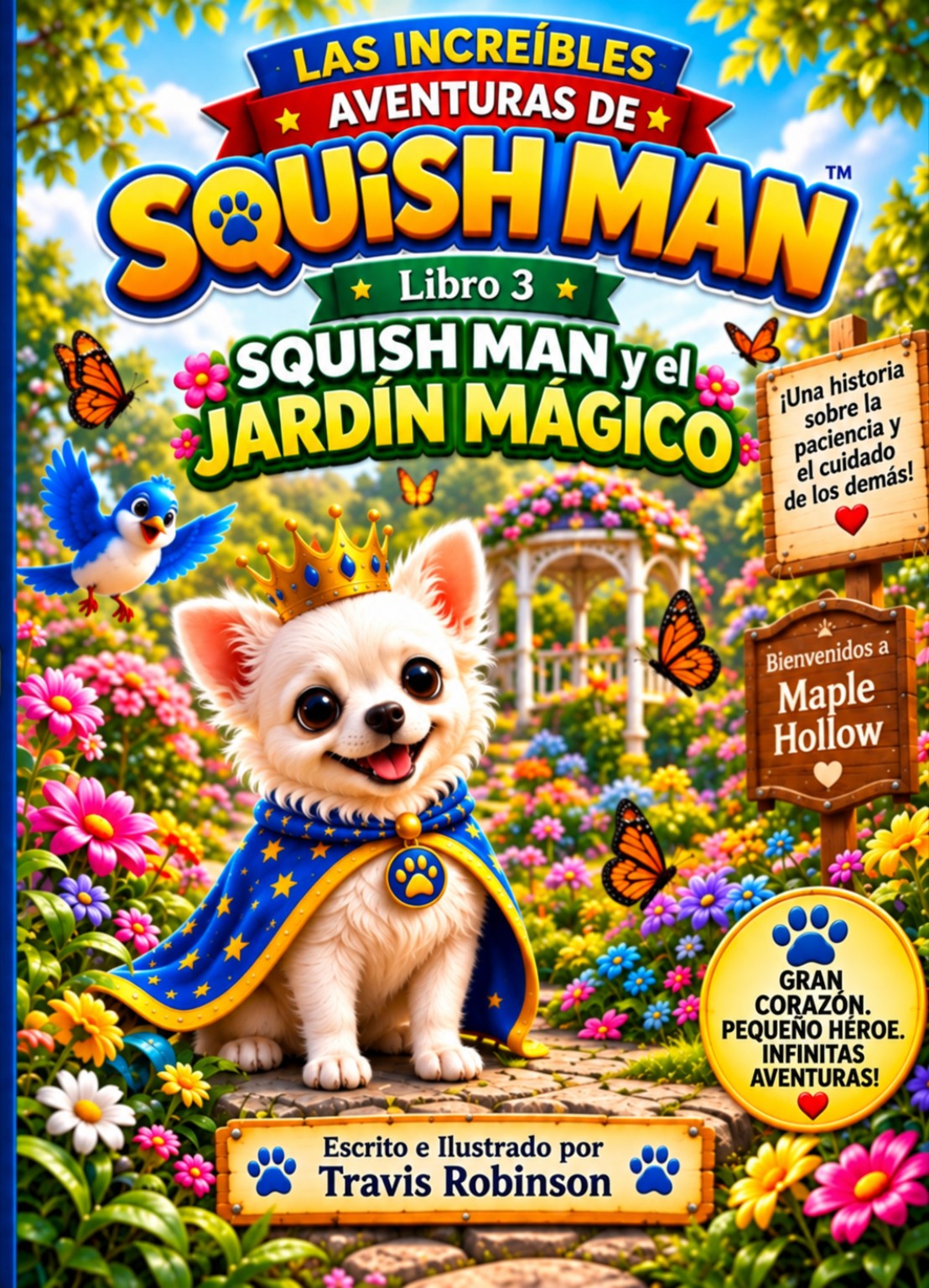 Squish Man Spanish Activity & Learning Edition cover