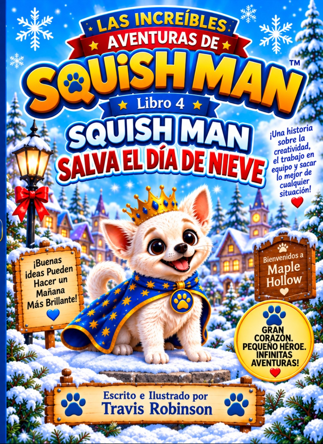 Squish Man Spanish Activity & Learning Edition cover